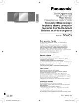 Panasonic sc hc3 El manual del propietario
