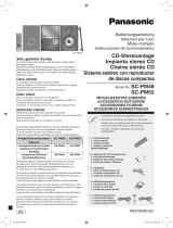 Panasonic SCPM52 El manual del propietario