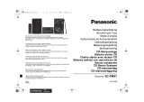 Panasonic SCPMX7EG Instrucciones de operación