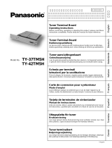 Panasonic TY37TM5H Instrucciones de operación