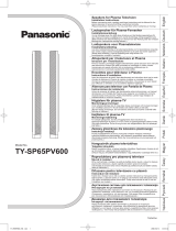 Panasonic TY-SP65PV600 Instrucciones de operación