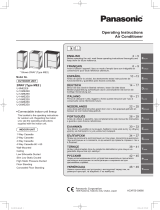 Panasonic U-20ME2E8 Klimagerät El manual del propietario