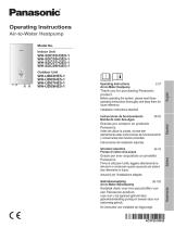 Panasonic WHUD09HE51 Instrucciones de operación