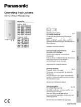 Panasonic WHSDC12H9E8 Instrucciones de operación
