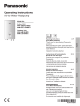 Panasonic WHUD16HE5 Instrucciones de operación