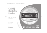 Parrot Car Stereo System CD/MP3 Hands-free Receiver Manual de usuario