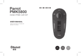 Parrot Headphones PMK5800 Manual de usuario