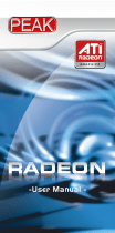 PEAK Radeon HD4870 512MB 256bit PCI-E2.0 Manual de usuario