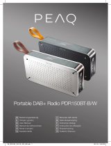 PEAQ PDR150BT - Portable DAB plus Radio El manual del propietario