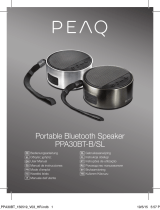 PEAQ PPA30BT - Portable Bluetooth Speaker El manual del propietario