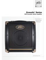 Peavy Ecoustic E20 20-Watt 1x8 Acoustic Amp Combo Manual de usuario