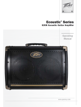 Peavey Ecoustic E208 20-Watt 2x8 Acoustic Amp Combo Manual de usuario