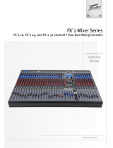 Peavey FX 2 32 Channel Non-Powered Mixer El manual del propietario