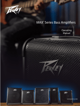 Peavey MAX 300 300-Watt Bass Amp Combo El manual del propietario