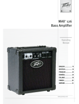 Peavey Musical Instrument Amplifier 126 Manual de usuario