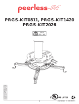 Peerless PRGS-KIT0811 Manual de usuario