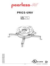 Peerless PRGS-UNV-S Manual de usuario