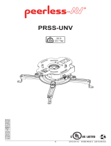 Peerless PRSS-UNV Manual de usuario
