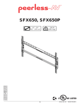 Peerless SFX650P Manual de usuario