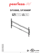 Peerless SFX660P Manual de usuario