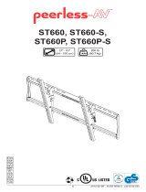 Peerless Industries ST660P Manual de usuario
