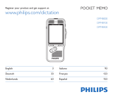 Philips POCKET MEMO DPM8100 El manual del propietario