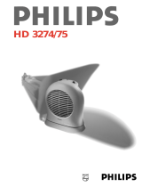 Philips Fan HD 3274/75 Manual de usuario