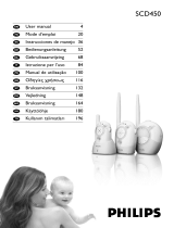 Philips Analogue baby monitor SCD450/79 Manual de usuario