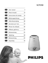 Philips scf250 ultrasnelle flessenwarmer El manual del propietario