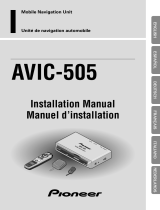 Pioneer AVIC 505 El manual del propietario