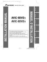 Pioneer AVIC 8 DVD II Instrucciones de operación