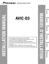 Pioneer AVIC D3 Manual de usuario