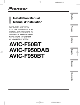 Mode AVIC F50 BT El manual del propietario