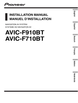 Pioneer AVIC F710 BT Guía de instalación