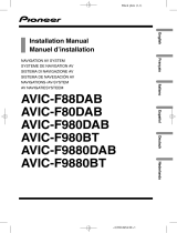 Pioneer AVIC F80 DAB Manual de usuario