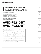 Pioneer AVIC F9210 BT Guía de instalación