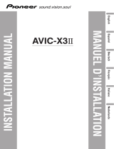 Pioneer AVIC X3 II El manual del propietario