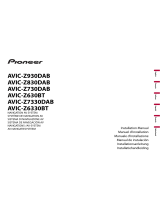Pioneer AVIC Z830 DAB Guía de instalación