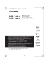 Pioneer BDP-180-S Manual de usuario