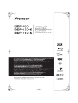 Pioneer BDP-450-K Manual de usuario