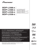 Pioneer BDP-LX58 Manual de usuario