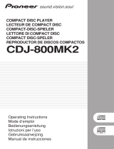 Pioneer CDJ-800MK2 El manual del propietario