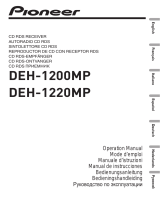 Pioneer DEH-1220MP Manual de usuario