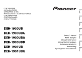 Pioneer DEH-1901UB Manual de usuario