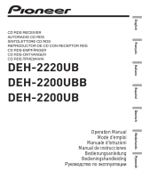 Pioneer DEH-2200UBB Manual de usuario