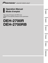 Pioneer DEH-2700RB Manual de usuario