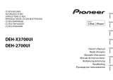 Pioneer DEH-Х3700UI Manual de usuario