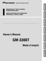Pioneer GM-3300T Manual de usuario