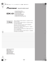 Pioneer IDK-01 El manual del propietario