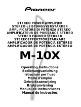 Pioneer M-10X Manual de usuario